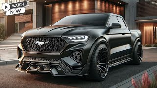 ALL New 2025  FORD MUSTANG PICKUP REVEALED - Luxurious Look!
