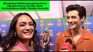 Power Rangers Cosmic Fury's Chance Perez Interview - 2024 Nickelodeon Kids Choice Awards