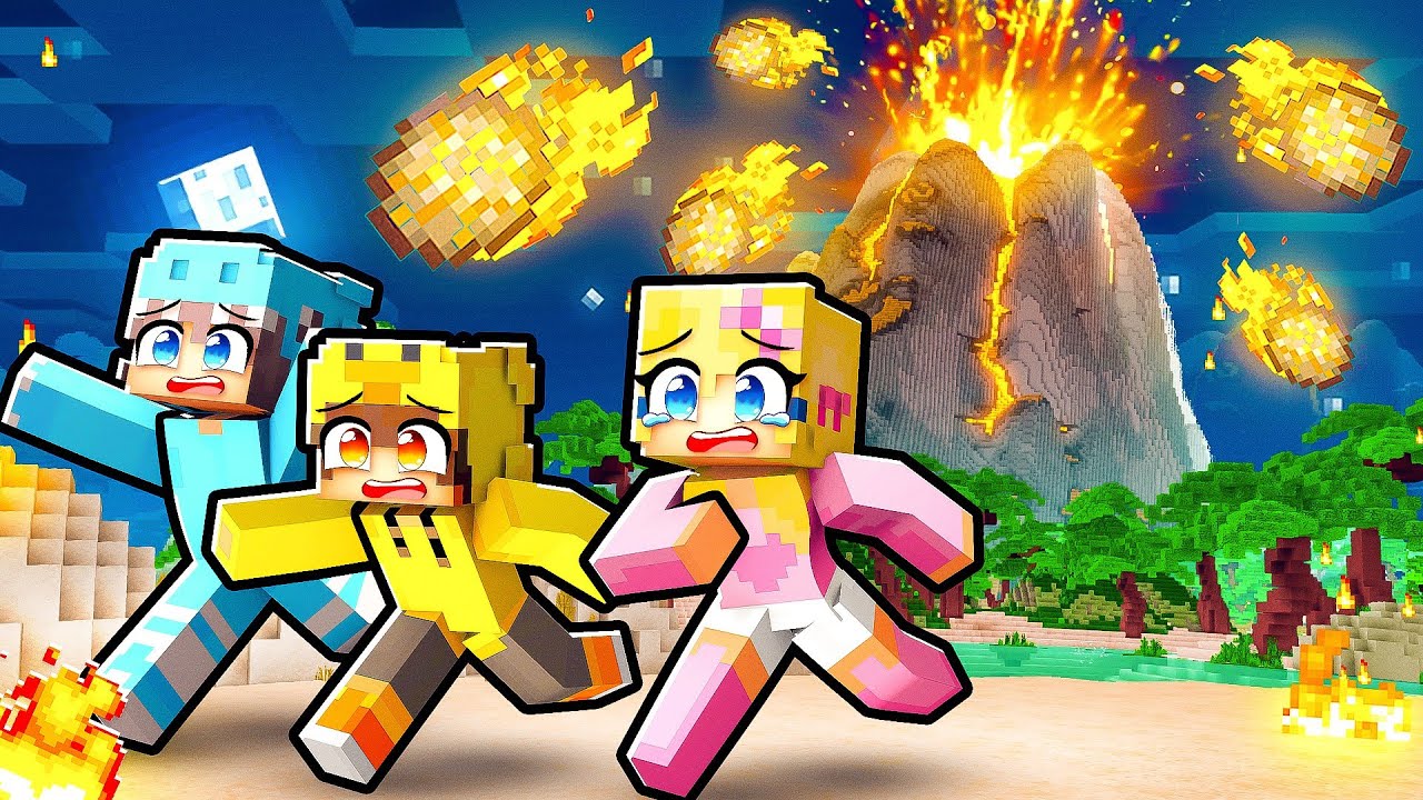 PREŽIVLJAVAMO NAJOPASNIJE PRIRODNE NEPOGODE u Minecraftu