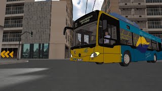 Поездка на маршруте горда Львов №53. Автобус Mercedes-Benz citaro C2