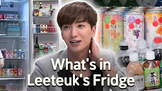 What's in Super Junior Leeteuk's fridge? 🍻 (ENG SUB) | Chef & My Fridge