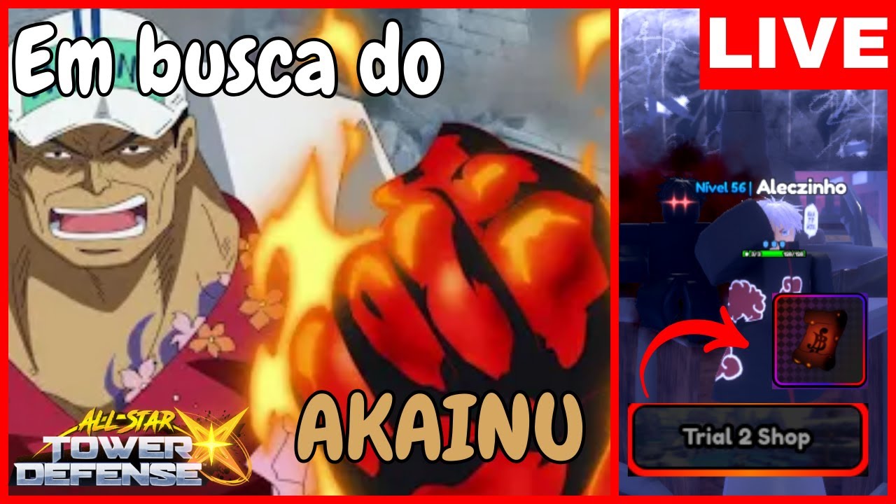 🔥 EM BUSCA DO NOVO SECRETO AKAINU! (Meta) | ASTD X Live BR