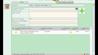 Purchase Order Tutorial, Part 02 - Add Purchasing Items