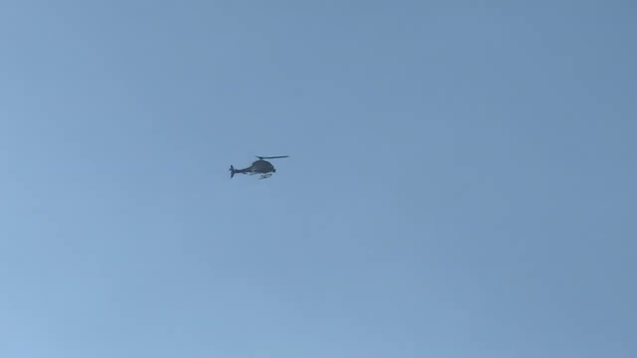 Private Aerospatiale AS355 [G-UKTV] flying above my house