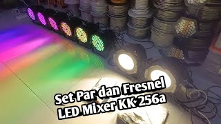 Set Par dan Fresnel LED Mixer KK 256a