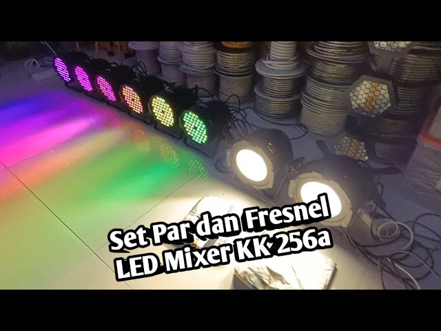 Set Par dan Fresnel LED Mixer KK 256a