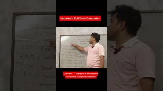 Computer Basic Full Form 🖥️...#facebookreel #explore #fullform #computertips