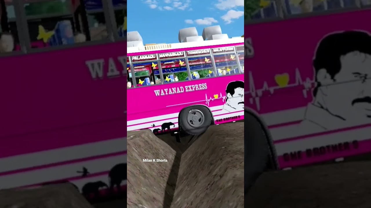 Wayanand Express Bus Stuck 😲😲 