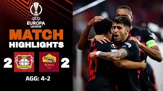 Leverkusen vs Roma | 2-2 (AGG: 4-2) | Highlights | Europa League 2023-24 | leverkusen