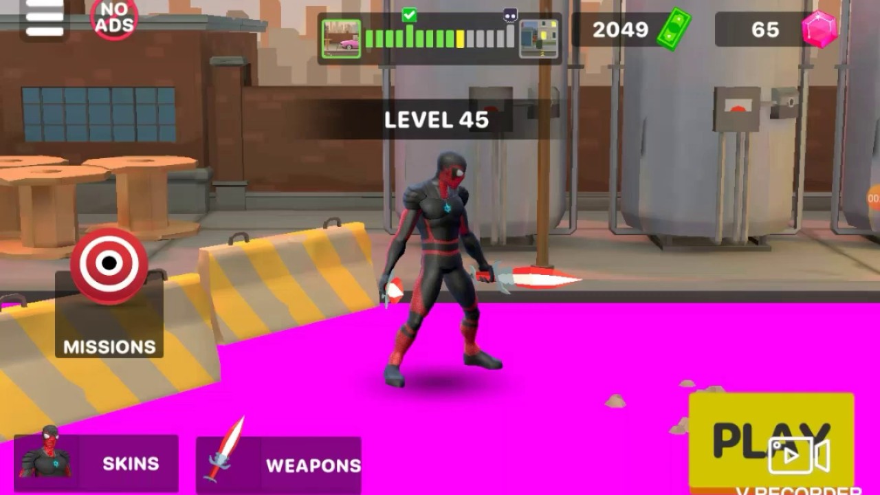 Level 45 and 46 of spiderman game - YouTube