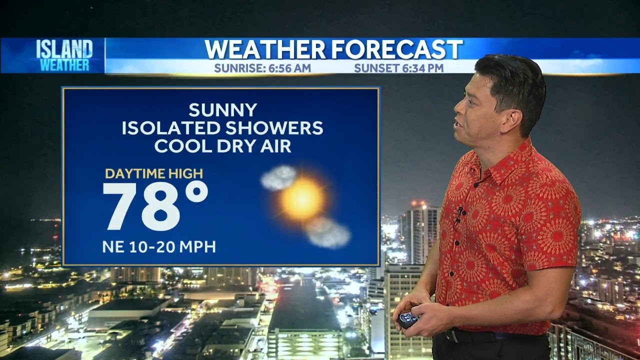 Aloha Friday Weather | Mostly dry and mild conditions with light trades ...