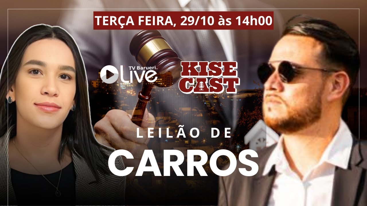 Leilão De Carros | Kisecast – 29/10 | Reprise