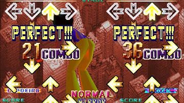 DDR 1stMIX: MIRROR ANOTHER modes playthrough (with Default characters)