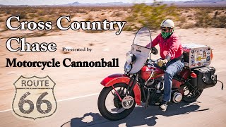Nearly 100 Antique Motorcycles Travel along Route 66 on the Cross Country Chase 2022 Competition