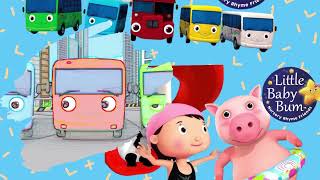 Ten Little Buses & Swimming is Fun! | Nursery Rhymes for Babies