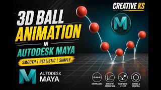 3D Ball Bouncing Animation in Autodesk Maya | Creative KS