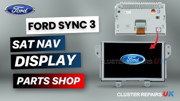 Ford SYNC 3 Sat Nav Display Touchscreen Faulty? Spare Part Display for All Models - 2014-2021 Fixed!