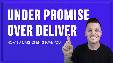 Under Promise & Over Deliver | 3 Tips for Freelancers