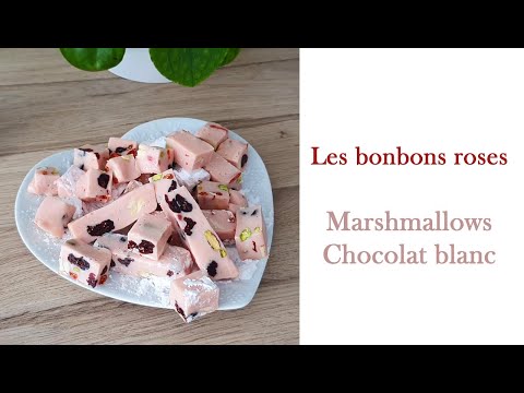 Vidéo: Bonbons Aux Amandes Au Chocolat Blanc