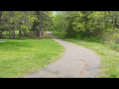 Rowan longboarding at Rum River South