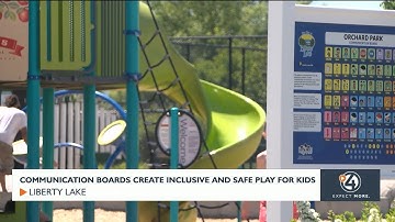 Communication boards create inclusive and safe play for kids
