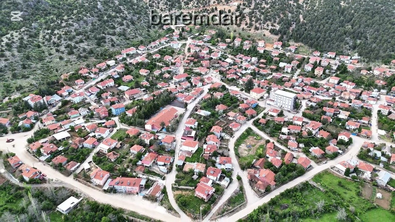 Yenişarbademli ilçesi drone kamerasından...