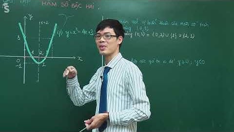 Hướng dẫn giải bài cho parabol vẽ hàm