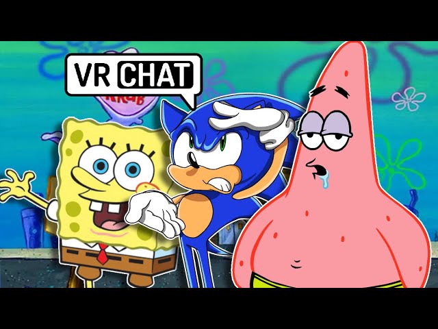 TEAM SONIC MEETS TEAM MOVIE SONIC IN VR CHAT 