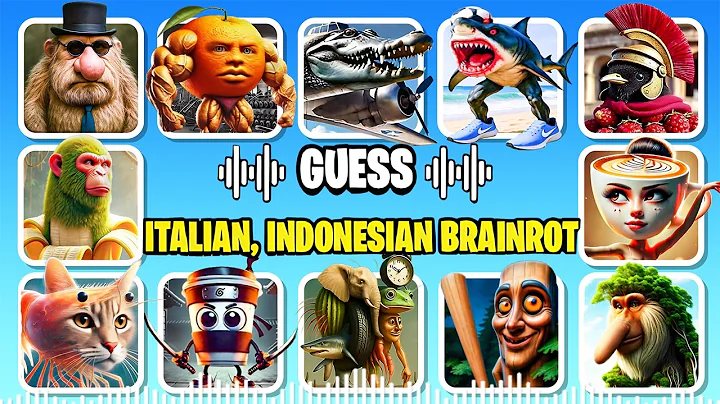 Guess the Italian and Indonesian Brainrot Memes Song by Emojis | U Din Din Dun, Garamararamararaman
