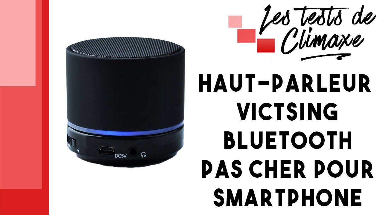 Test d'un haut-parleur bluetooth Victsing, à petit prix (pour