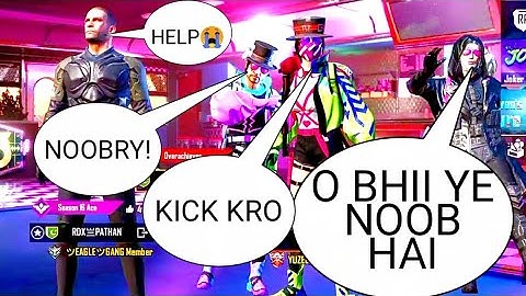 Random 3 players call me Noob / challenge for 1vs 3 TDM room