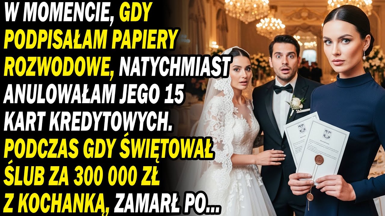 Po Rozwodzie Zablokowałam Wszystkie Karty. 😈💳Na Ślubie Z Kochanką Moje Jedno Zdanie...