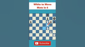 [11] Chess Puzzle - Mate in 6 | 101 Checkmates Series #Shorts