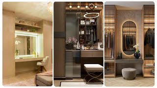 Clever Ideas for Wardrobe Design with Dressing Tables for Your Bedrooms | Mirror Cupboard | Cabinet