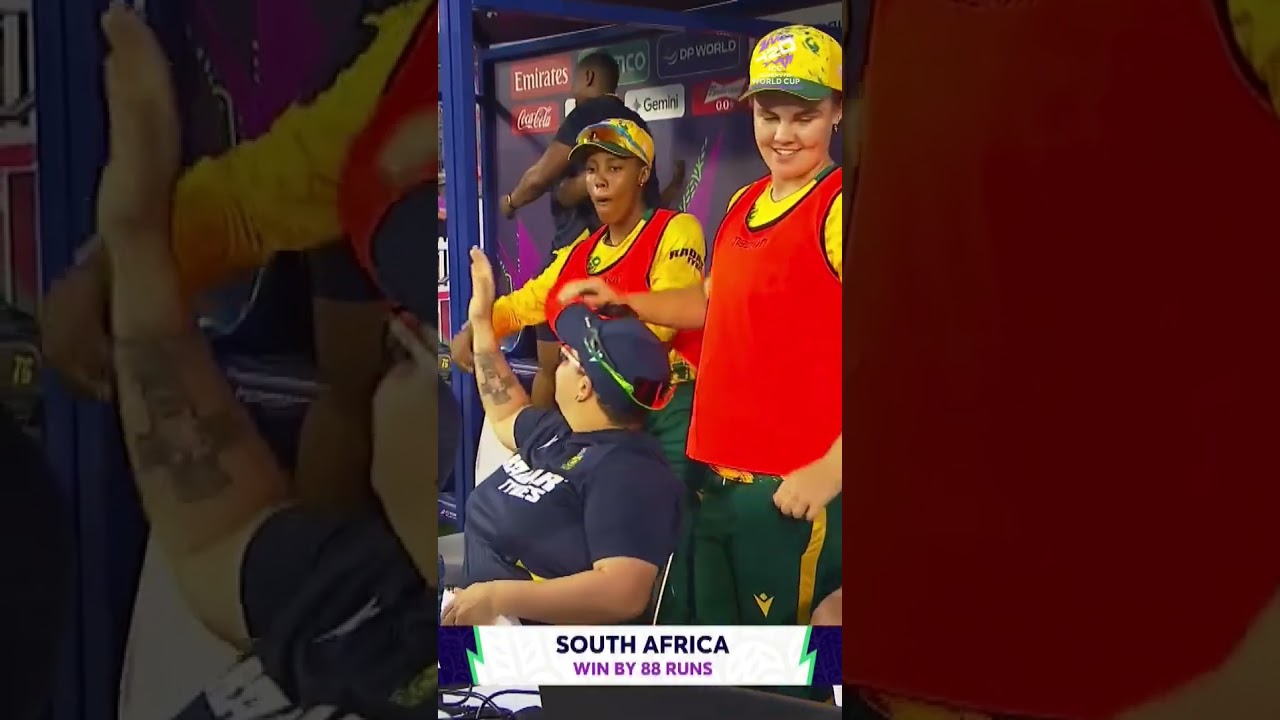 The Proteas clinch their third successive win at the #T20WorldCup 🇿🇦