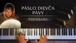 Video thumbnail of "Páslo dievča pávy (Perinbaba) + noty pre piano"