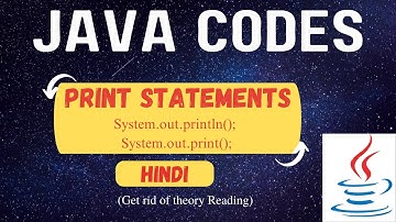 System.out.println() | System.out.print() | Java Program | Hindi(Hinglish)