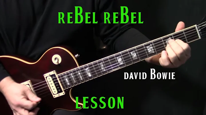 Aprenda a tocar 'Rebel Rebel' na guitarra como David Bowie!