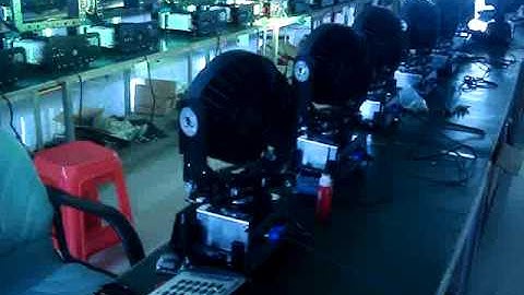 108PCS* 3W LED MOVING HEAD WASH Testing Video with DMX