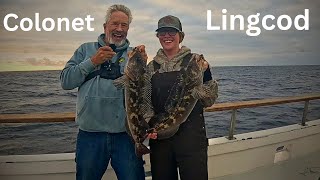 Lingcod Rockfish Gone Crazy at Colonet Cousin Jim’s First Lingcod on the Tribute Original Polaris 3