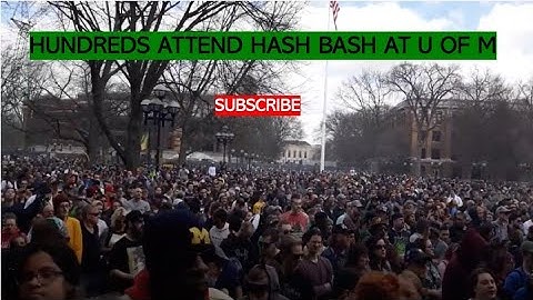 #HASHBASH #MONROESTREETFAIR #ANNARBOR #WORLDWIDE WALKING THROUGH HASH BASH AT UOFM 2019