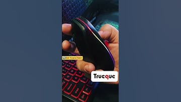 🤍 Trueque White RGB Wireless Keyboard & Mouse 💻 Rechargeable & Light-Up Combo #shorts #tech