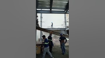 erection structural using chain block #asmr #viralvideo #ranzam