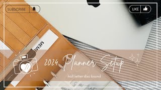 2024 Planner Setup & Chat | Half Letter Discbound