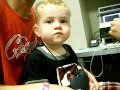 preston hears with his hearing aids for the first time