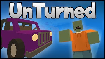 Unturned 3.0 Preview Branch Gameplay - Part 2 - Cars, Zombies & Swimming / Diving - (Update 3.2.2.0)