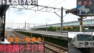 185系「特急踊り子17号」車窓[右斜][窓開](東京－修善寺)全区間[字幕][4K]JR Tokaido Line IZUHAKONE[Window View]2020.07