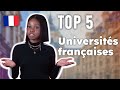 Les 5 meilleures universits franaises  top 5