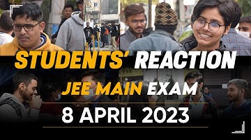 How was the JEE Main Paper on 8 April 2023? 🤔 Tough or Moderate? Student Reaction @ALLENJEE