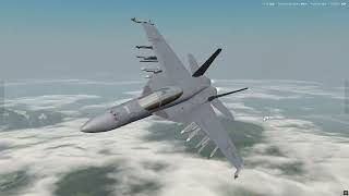F/A-18F Super Hornet kills 8 Su-30MK2 Flanker-G fighter jets